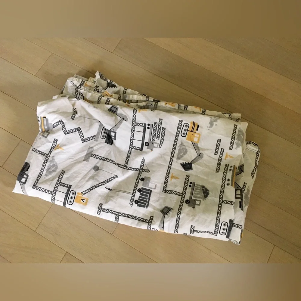 Pottery Barn Ethan Construction Builder flat Sheet
